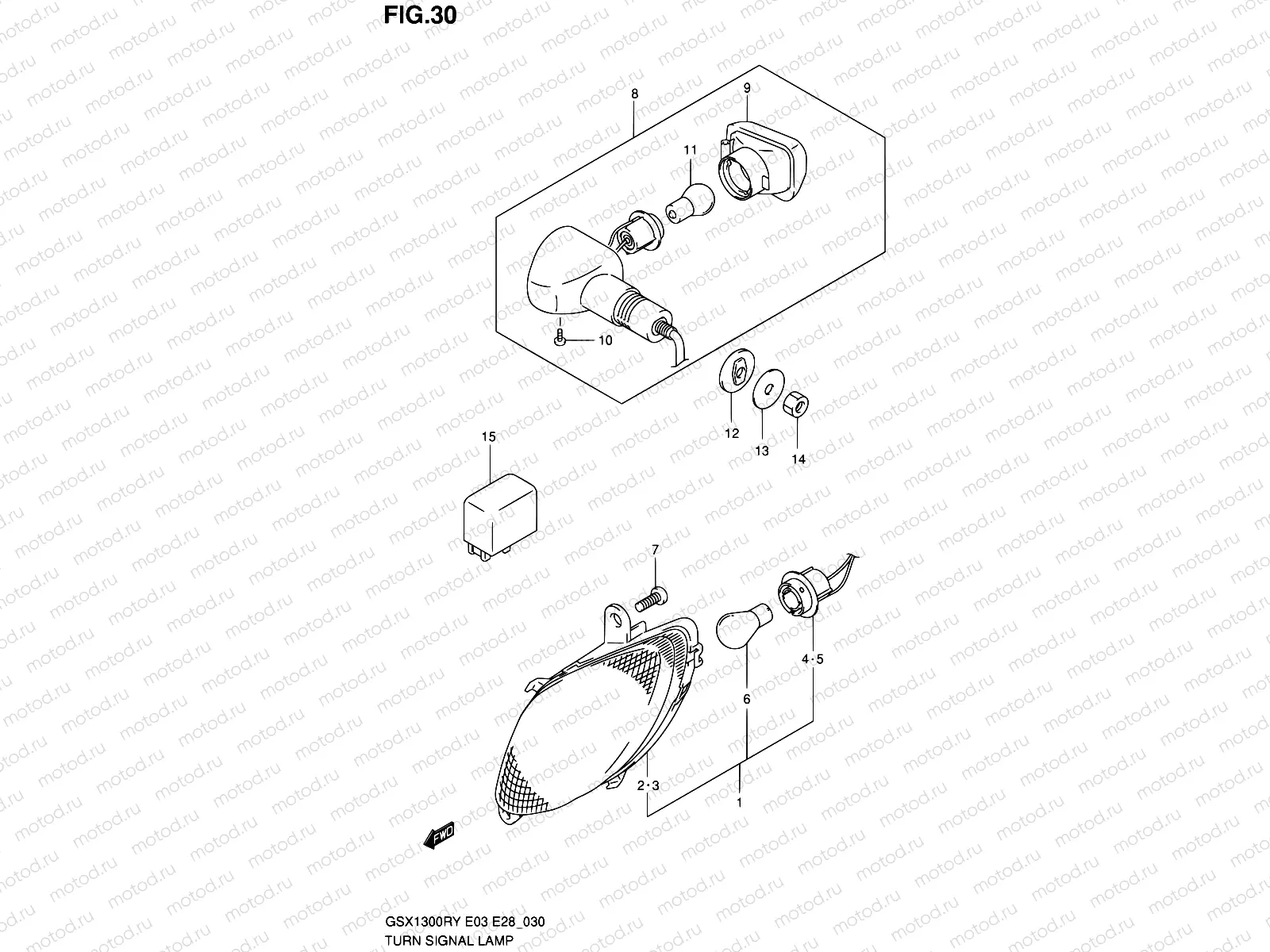 30 - TURNSIGNAL LAMP