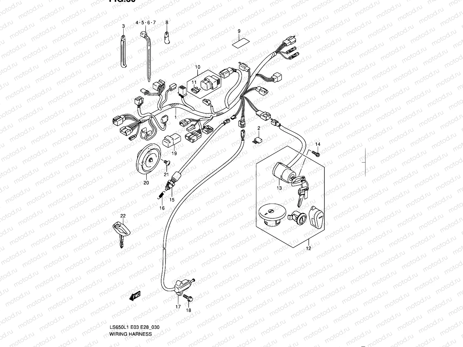 30 - WIRING HARNESS (LS650L1 E03)