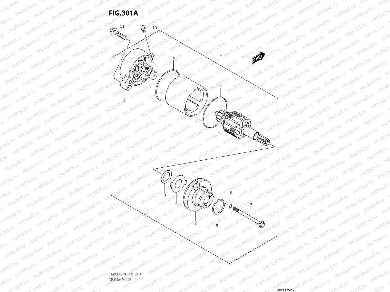 301A - STARTING ENGINE