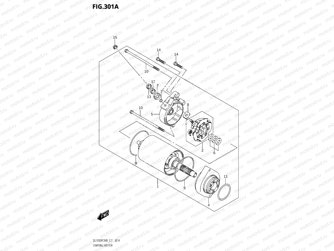 301A - STARTING MOTOR