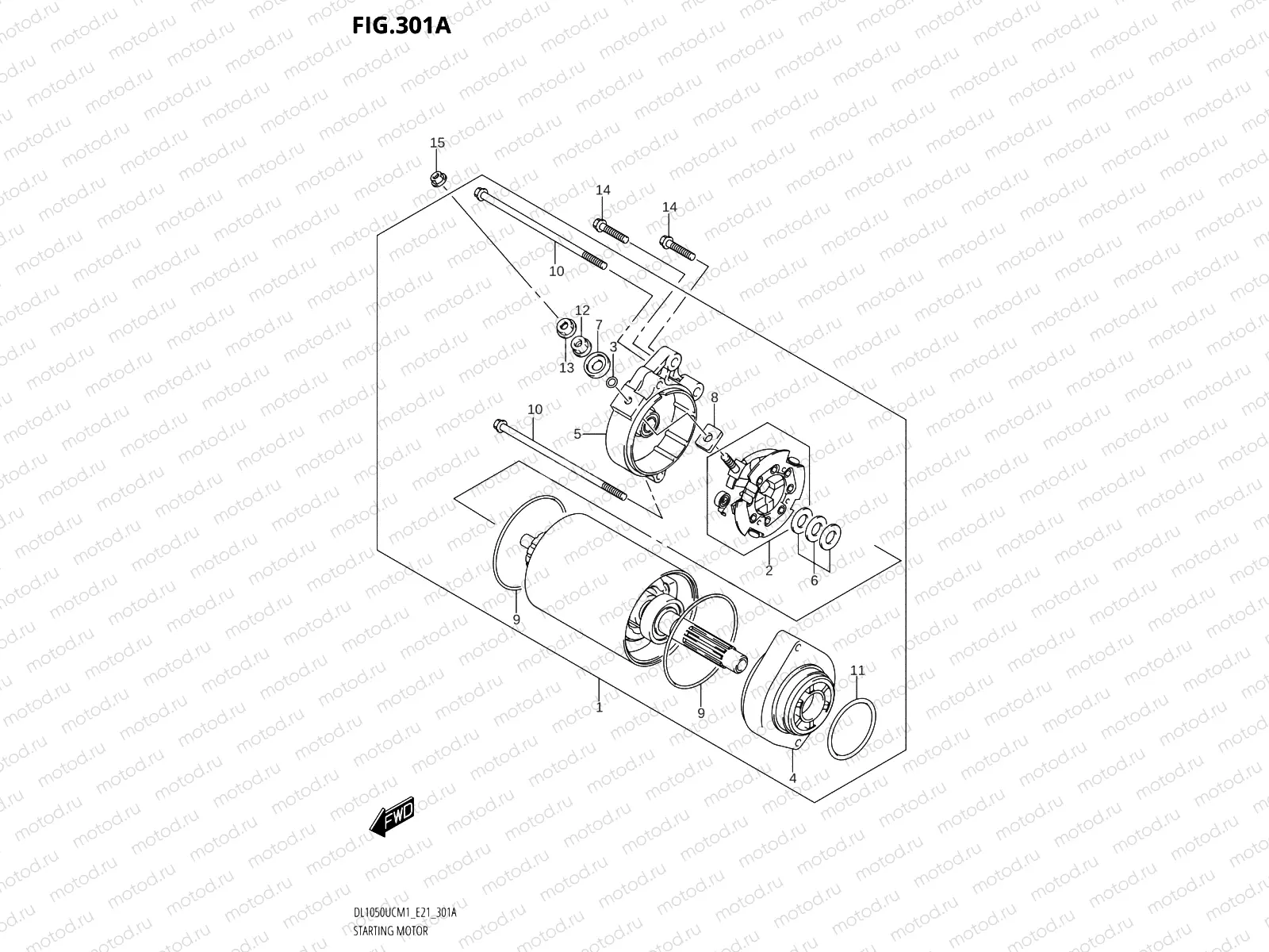 301A - STARTING MOTOR