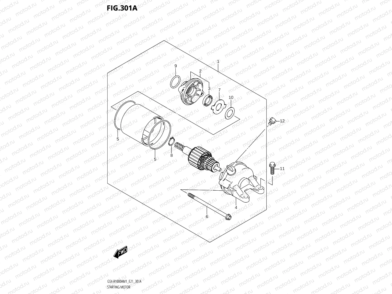 301A - STARTING MOTOR
