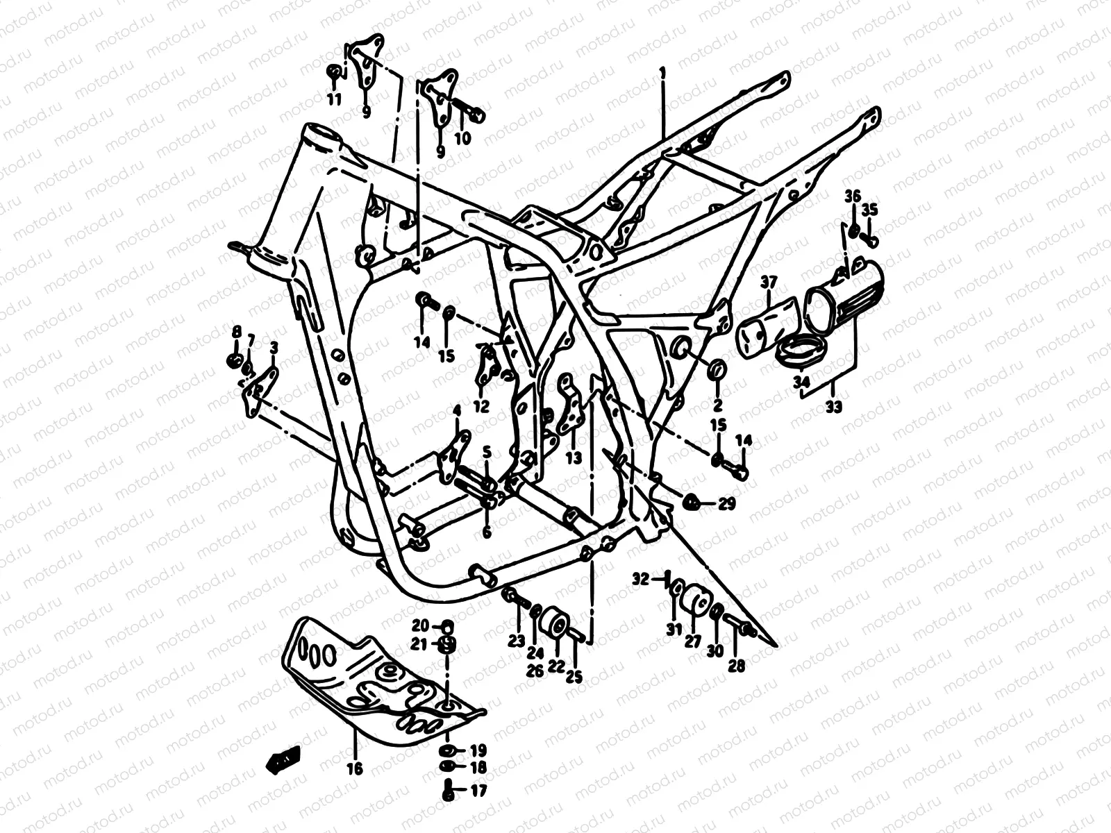 30A - FRAME (MODEL J/K)