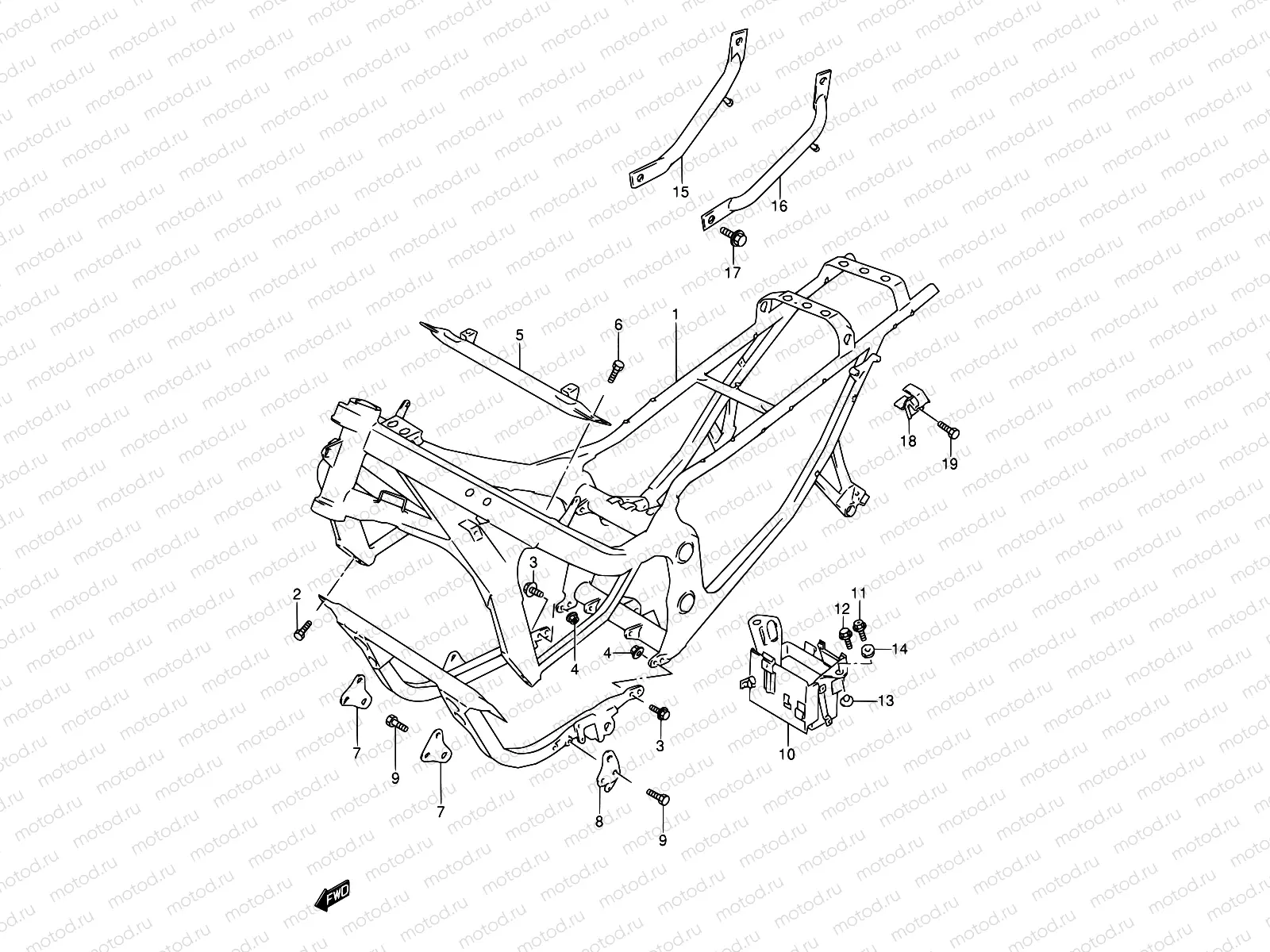 30A - FRAME (MODEL P/R/S/T)