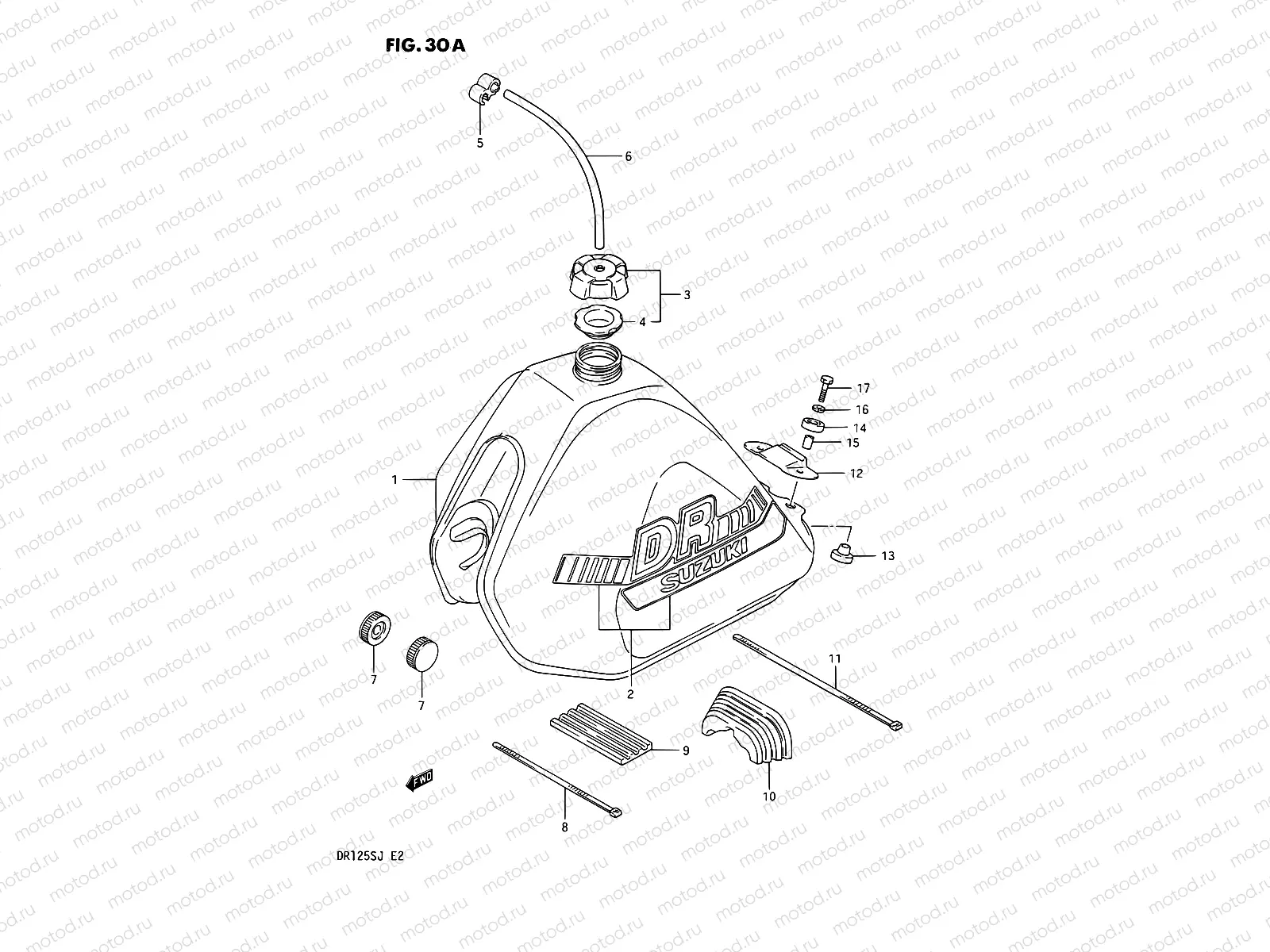 30A - FUEL TANK (MODEL J)