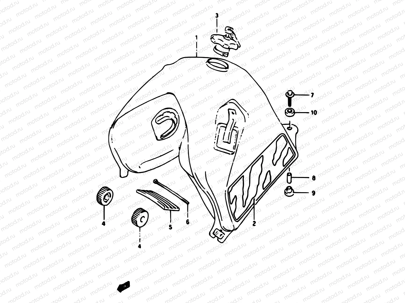 30A - FUEL TANK (MODEL M)