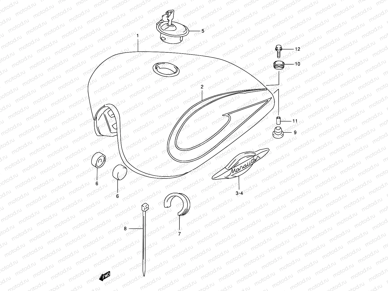 30A - FUEL TANK (MODEL Y)