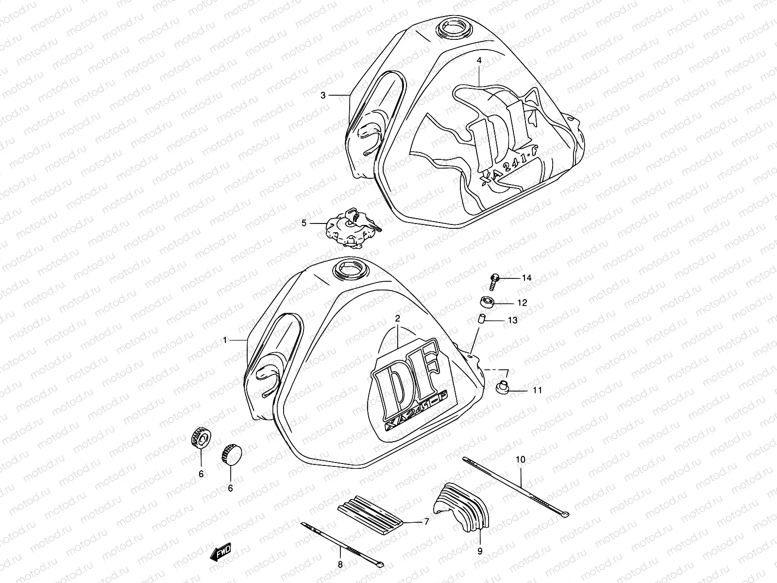 30A - FUEL TANK (MODEL Y)