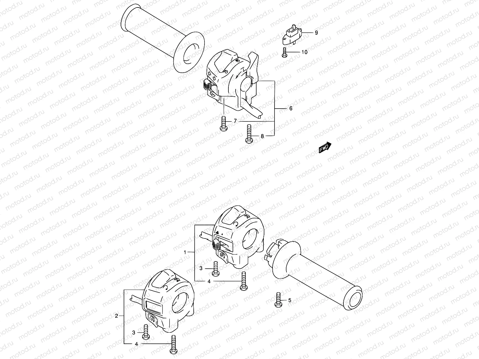 30A - HANDLE SWITCH (MODEL K3)