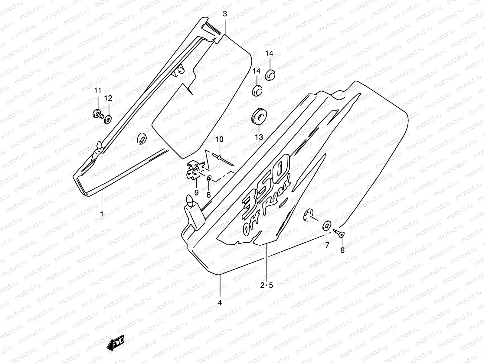 30B - FRAME COVER (MODEL T)