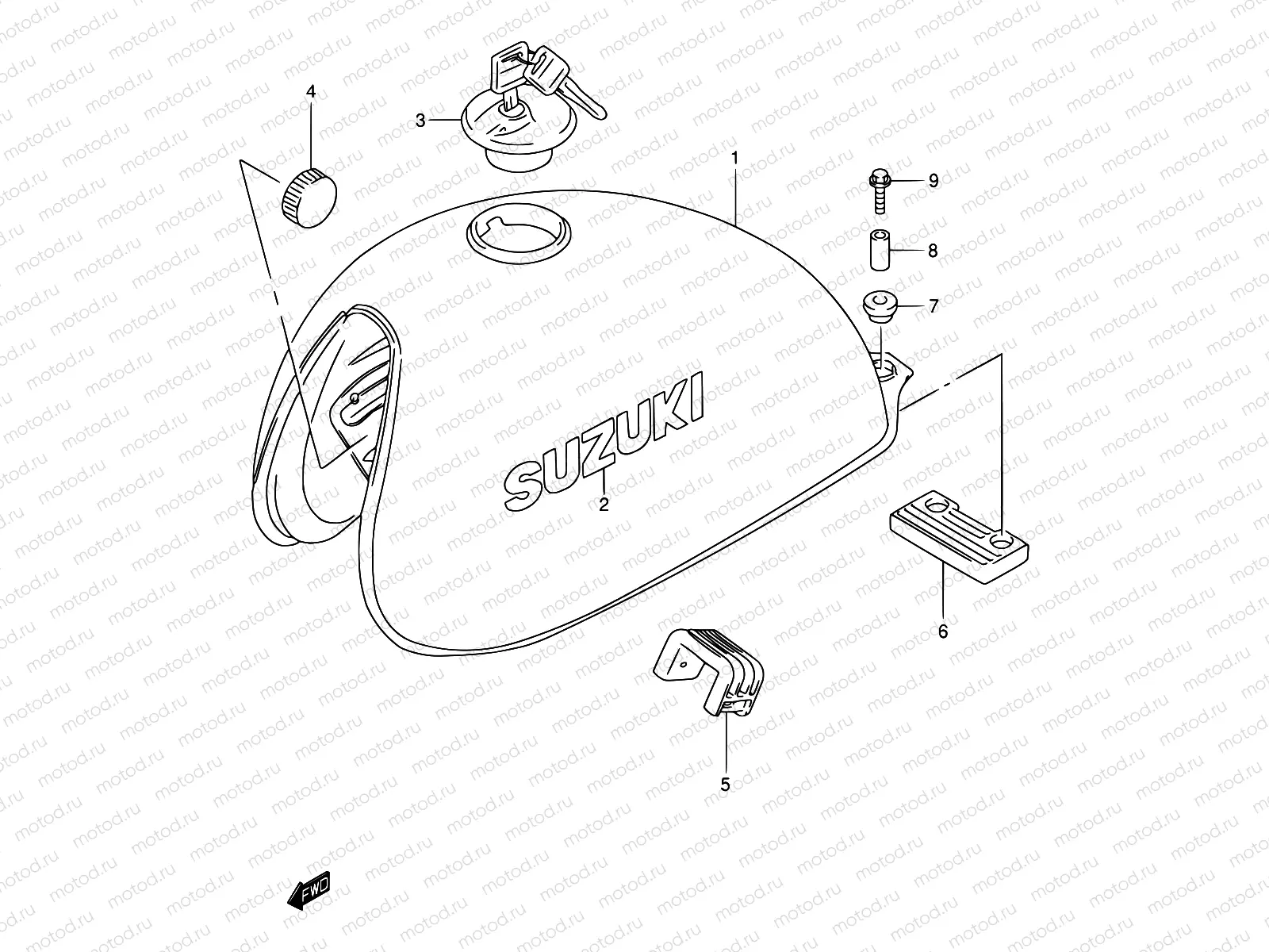 30B - FUEL TANK (MODEL K1)