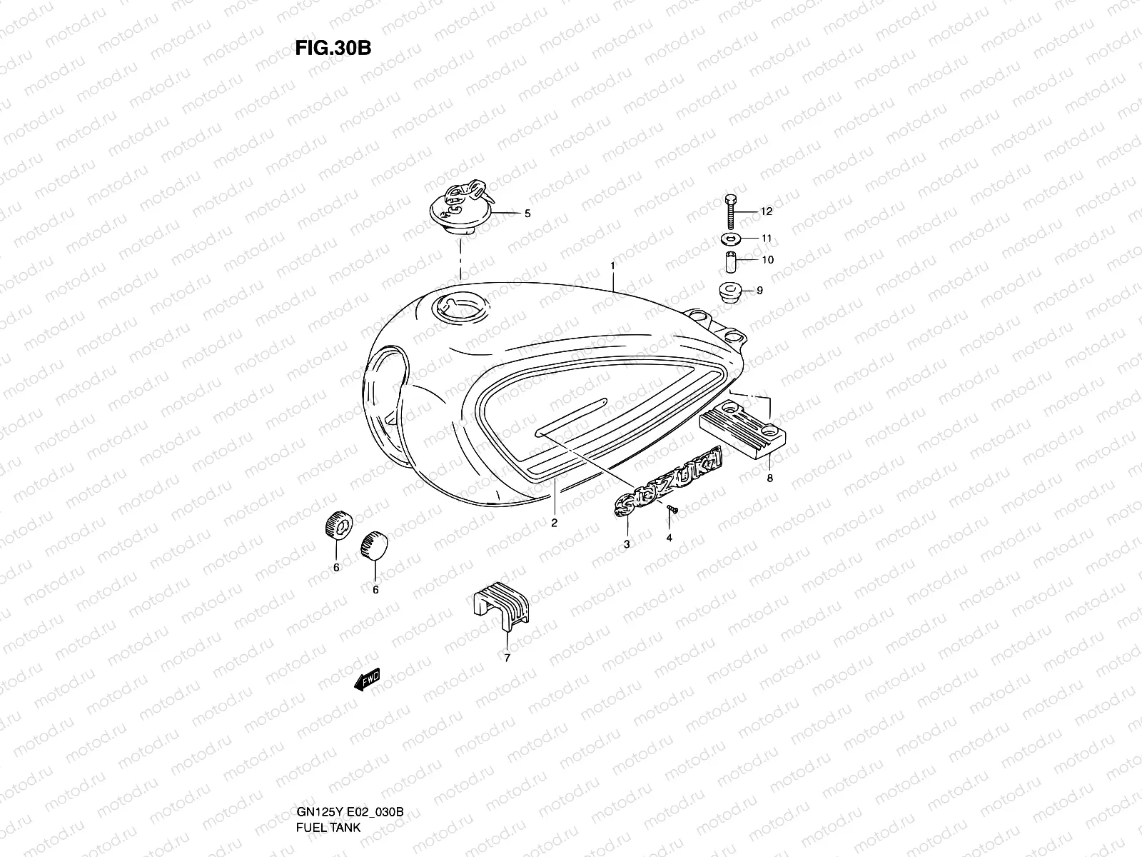 30B - FUEL TANK (MODEL Y)