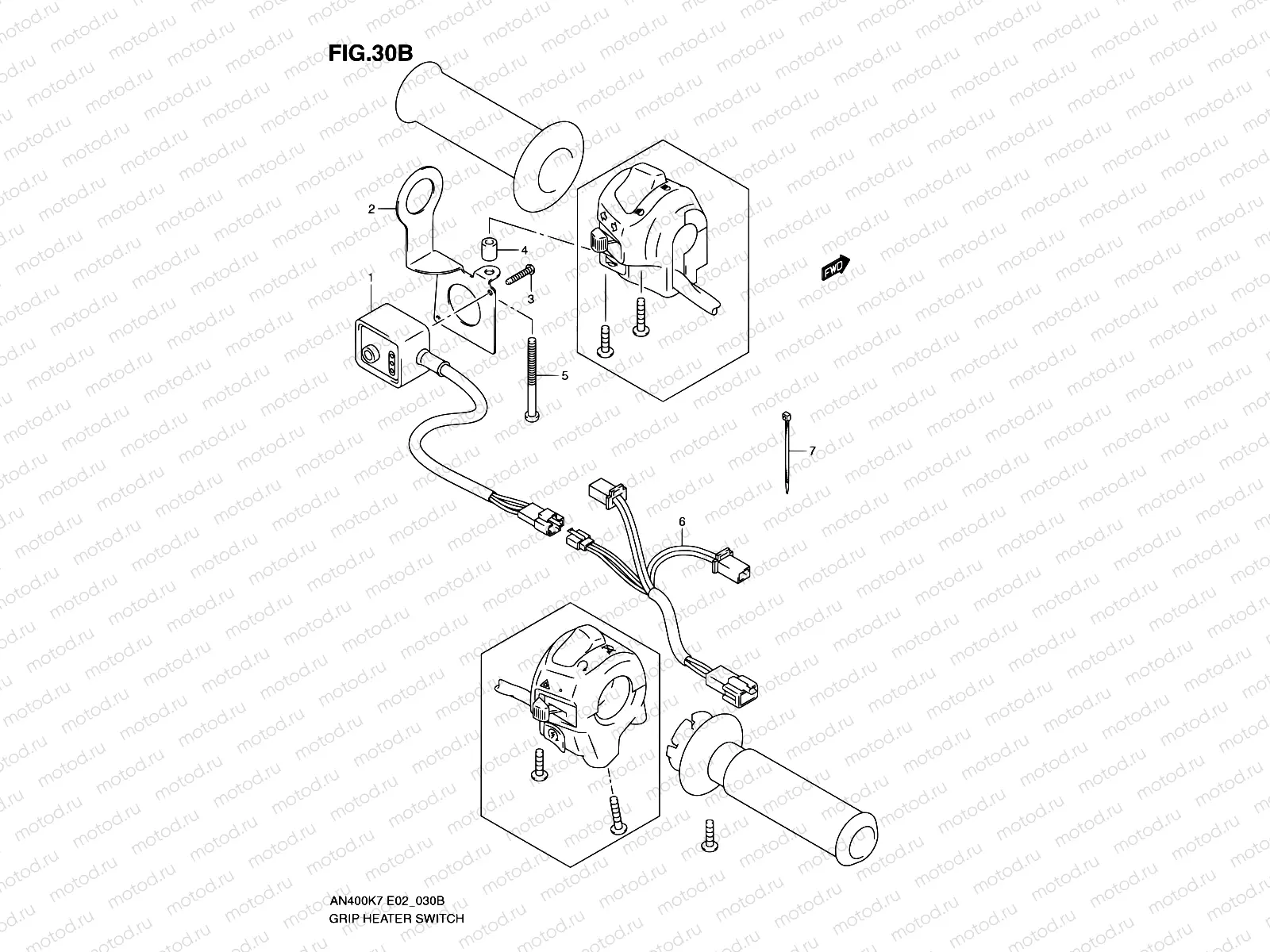 30B - GRIP HEATER (AN400ZK9/ZL0)