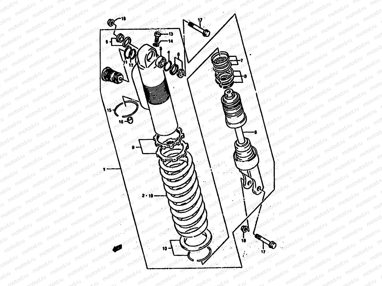 30B - SHOCK ABSORBER (MODEL S)