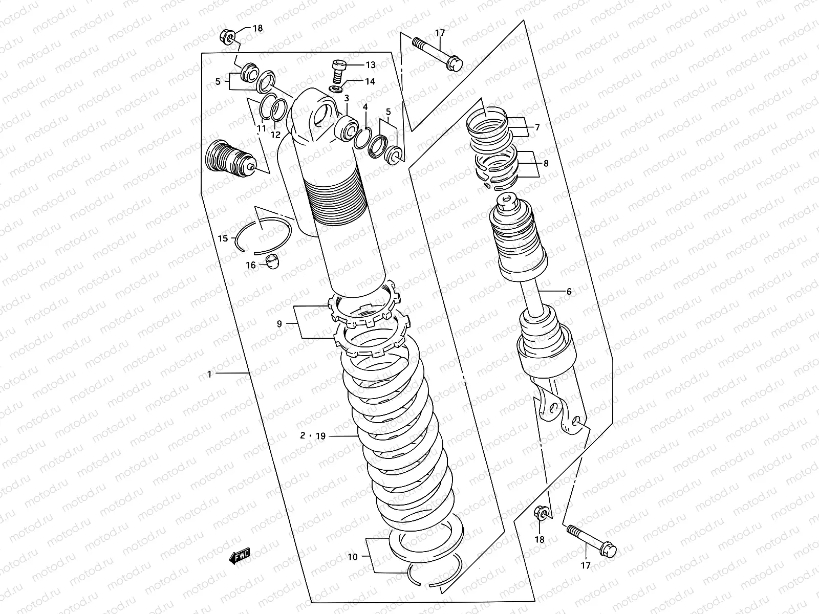 30B - SHOCK ABSORBER (MODEL S)
