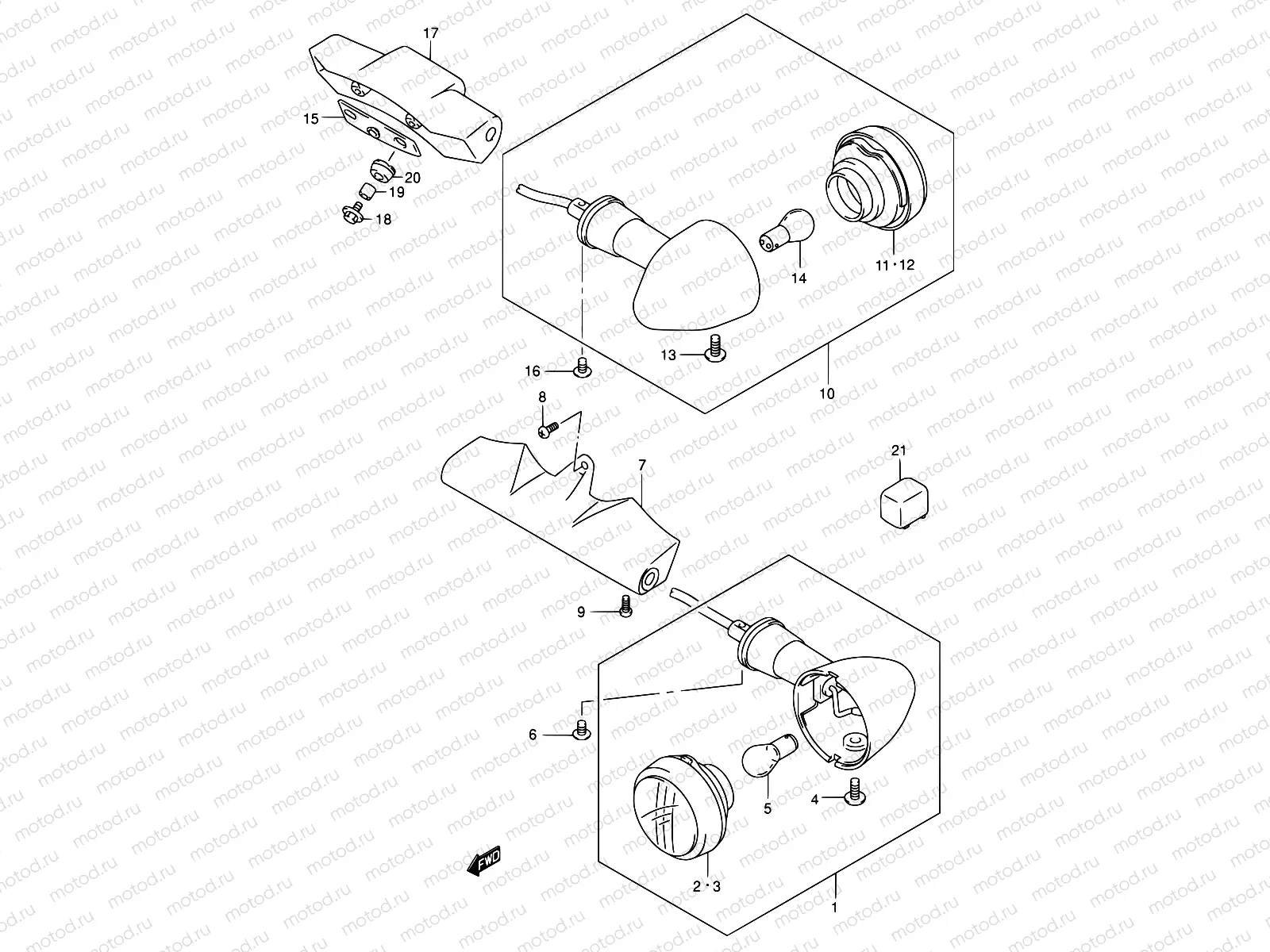 30B - TURNSIGNAL LAMP (MODEL K4)
