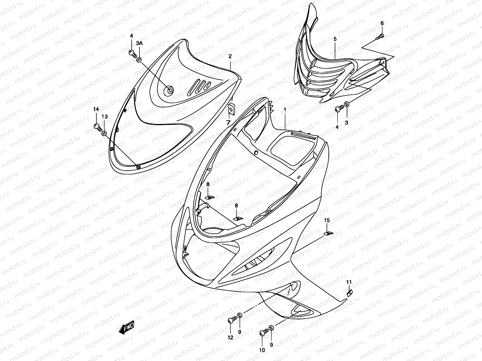 30C - FRONT LEG SHIELD (MODEL K4)