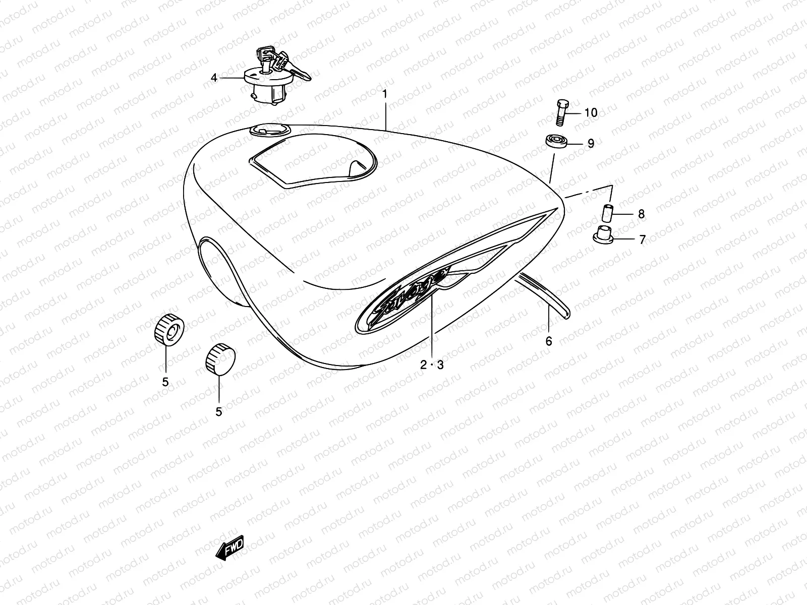 30C - FUEL TANK (MODEL K2/K3)