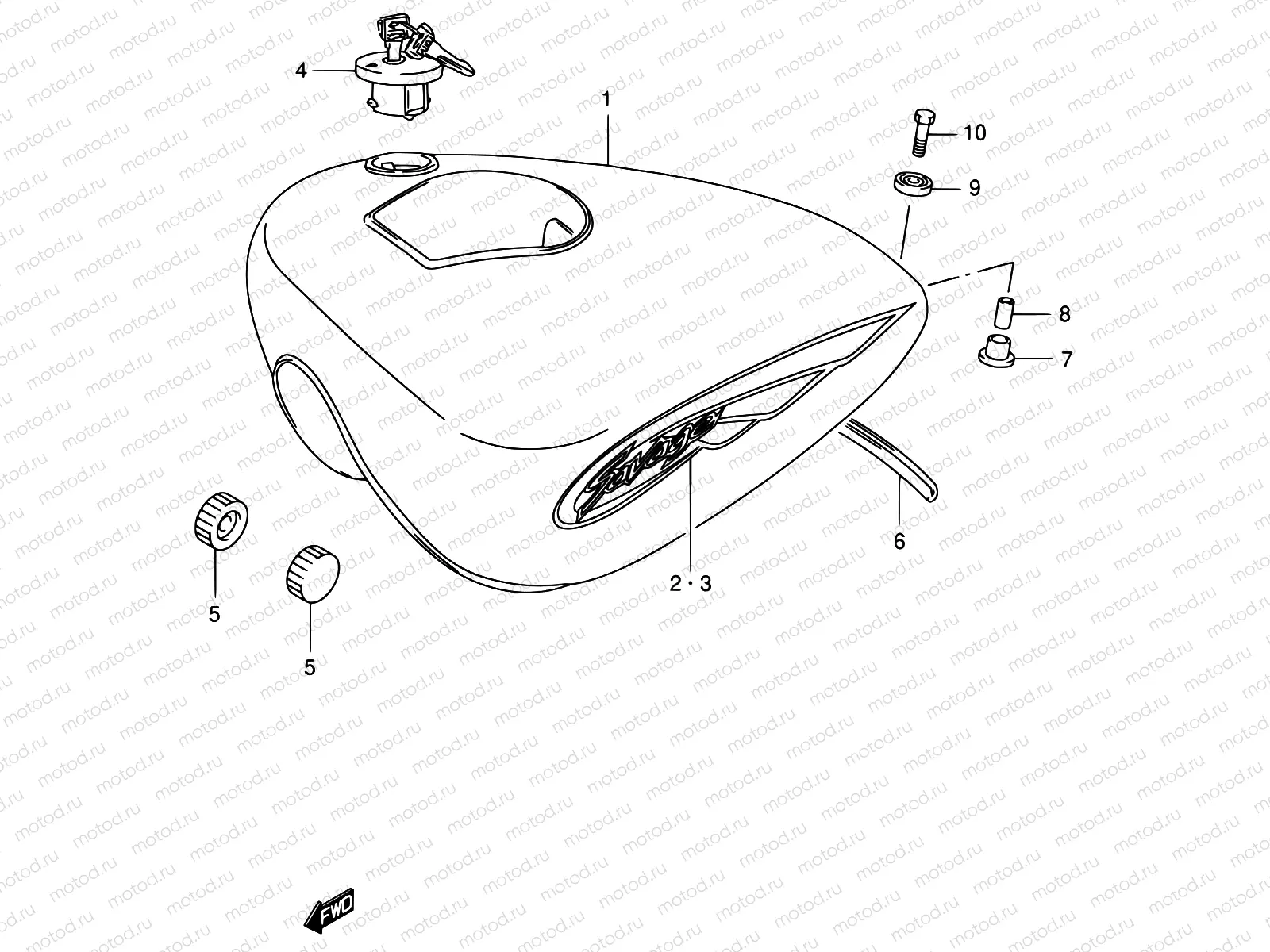30C - FUEL TANK (MODEL K4)