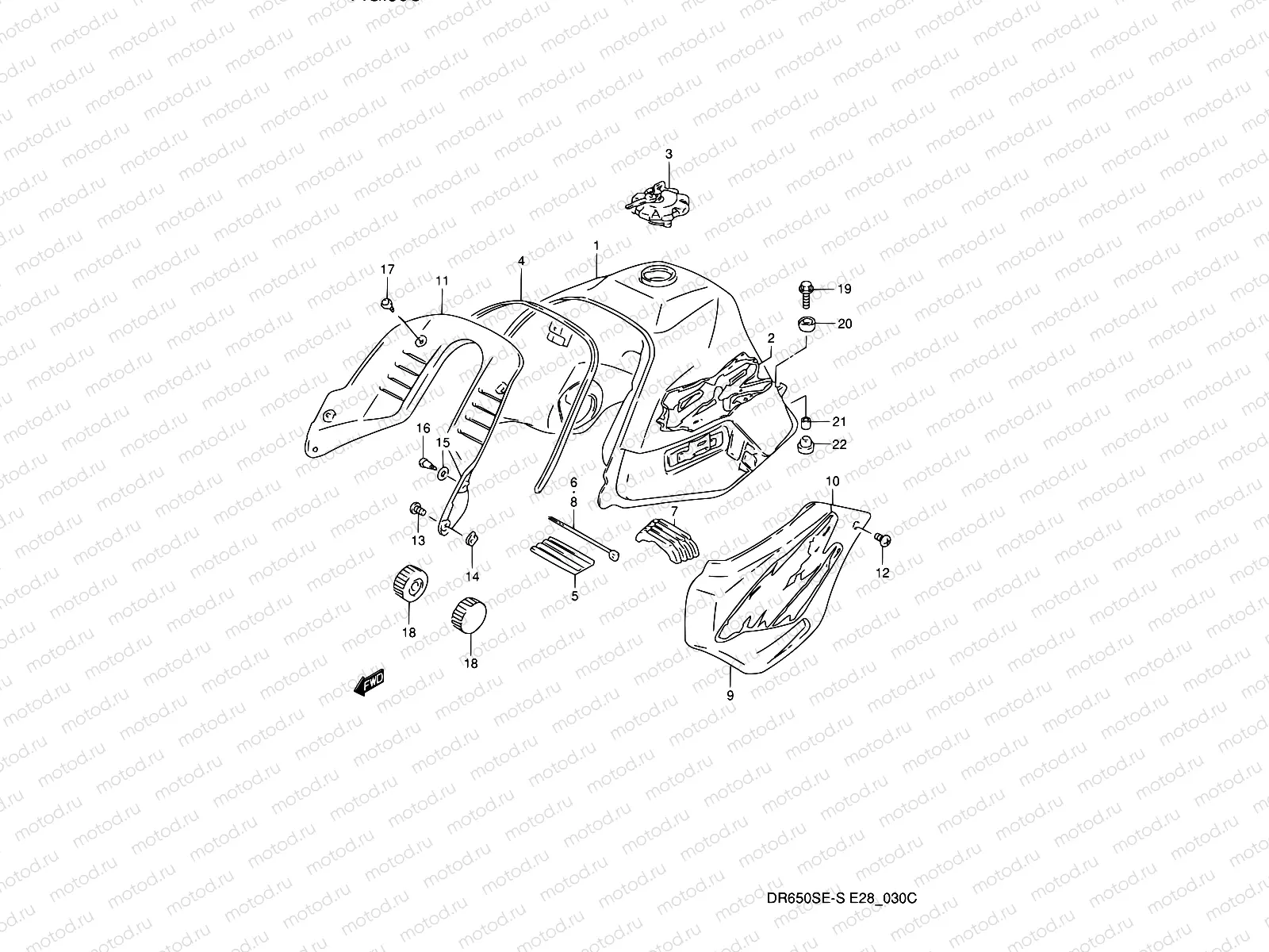 30C - FUEL TANK (MODEL S)