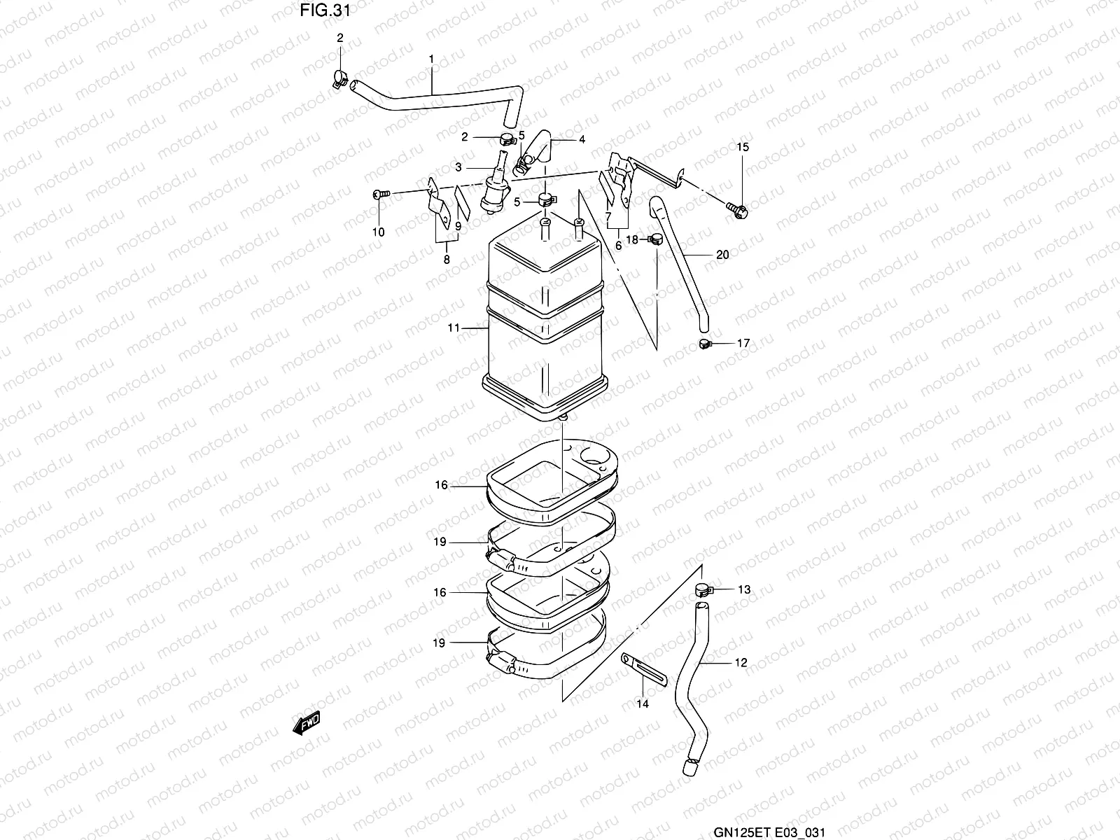 31 - CANISTER (CALIFORNIA ONLY)