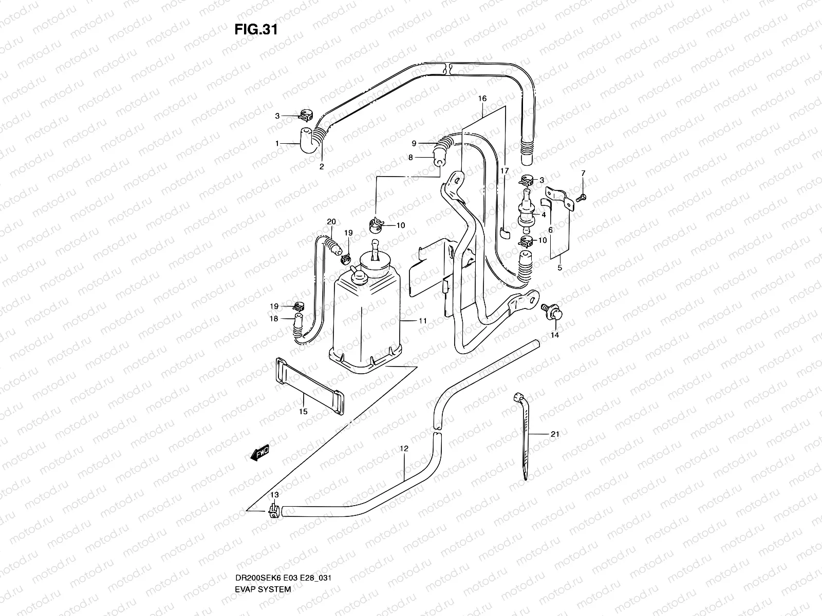 31 - EVAP SYSTEM (E33)