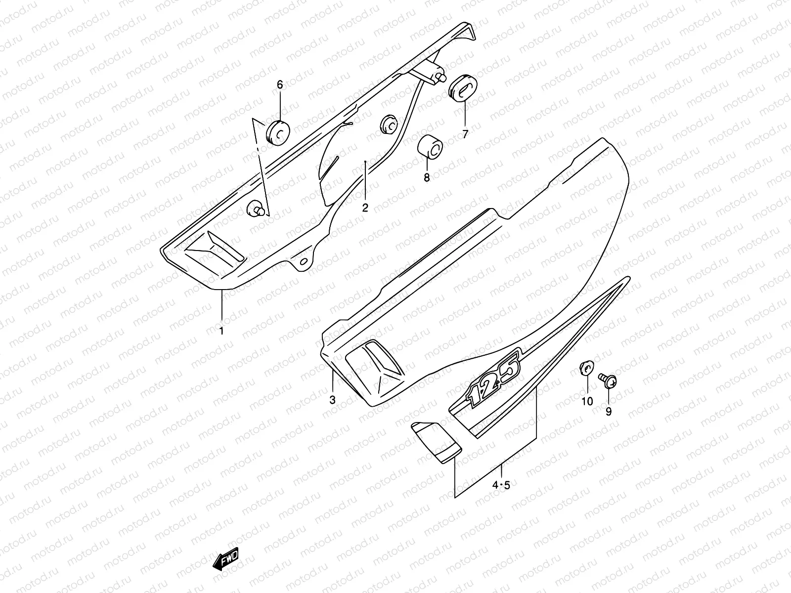 31 - FRAME COVER (MODEL K1)