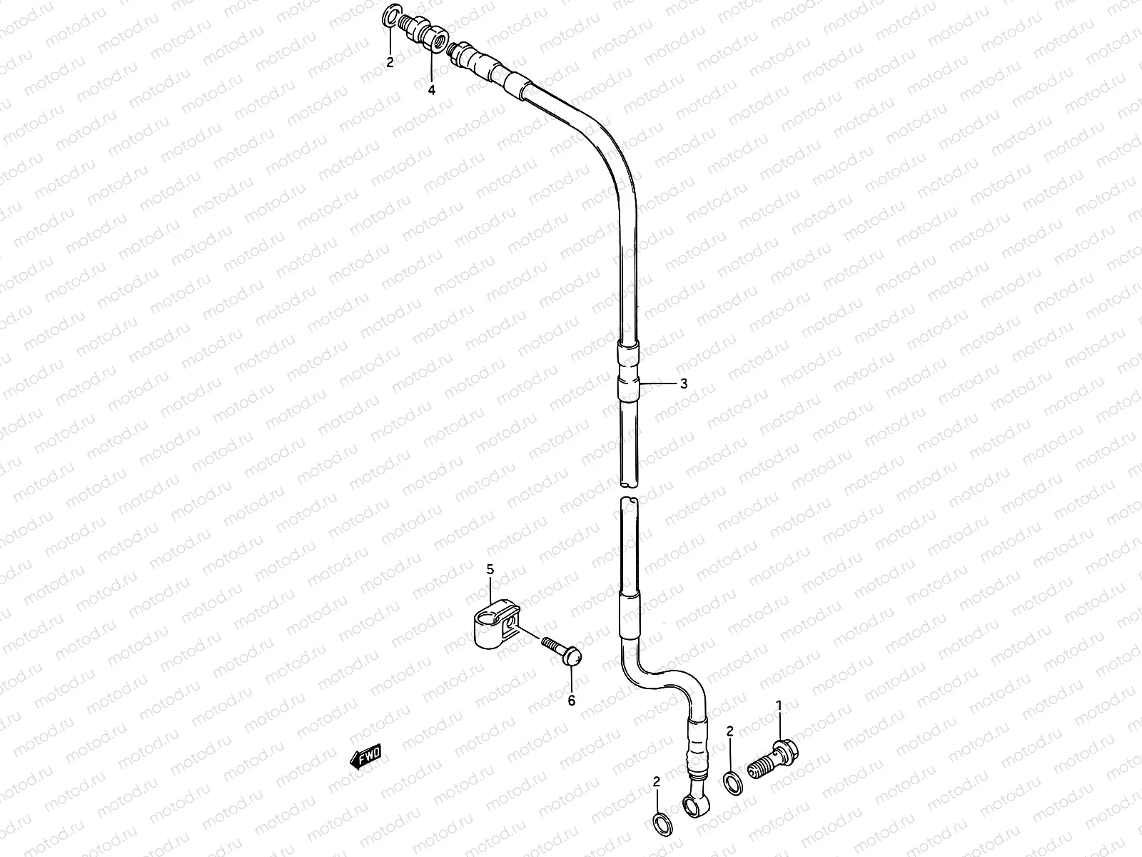 31 - FRONT BRAKE HOSE
