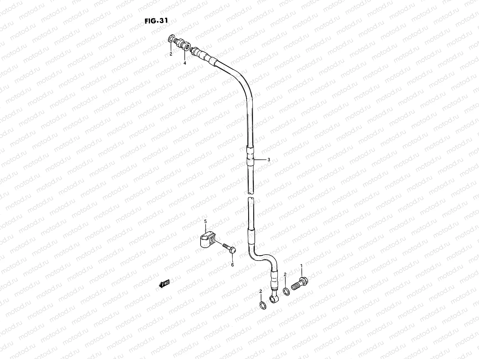 31 - FRONT BRAKE HOSE