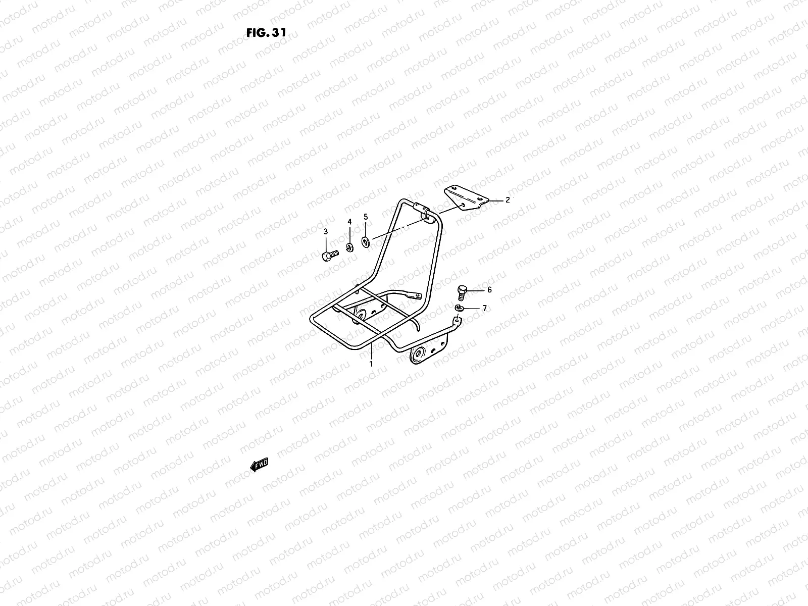 31 - FRONT CARRIER (E43)