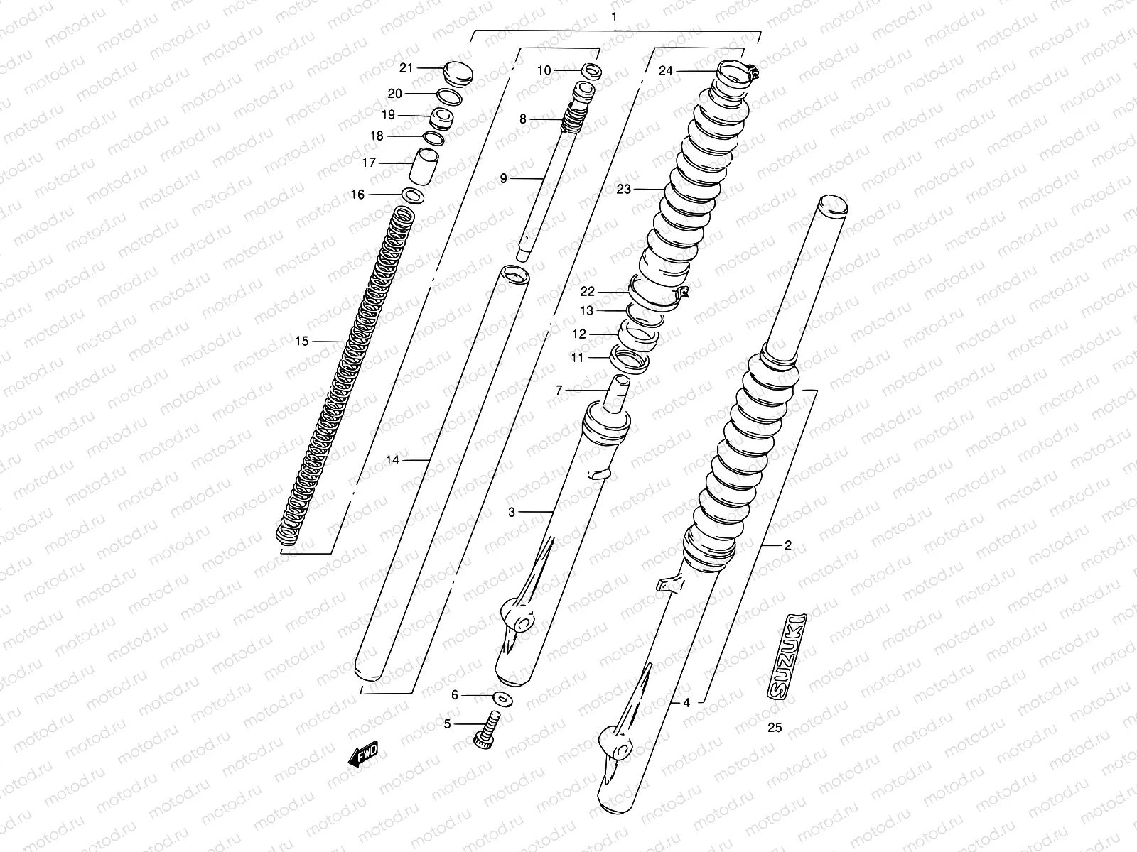 31 - FRONT DAMPER