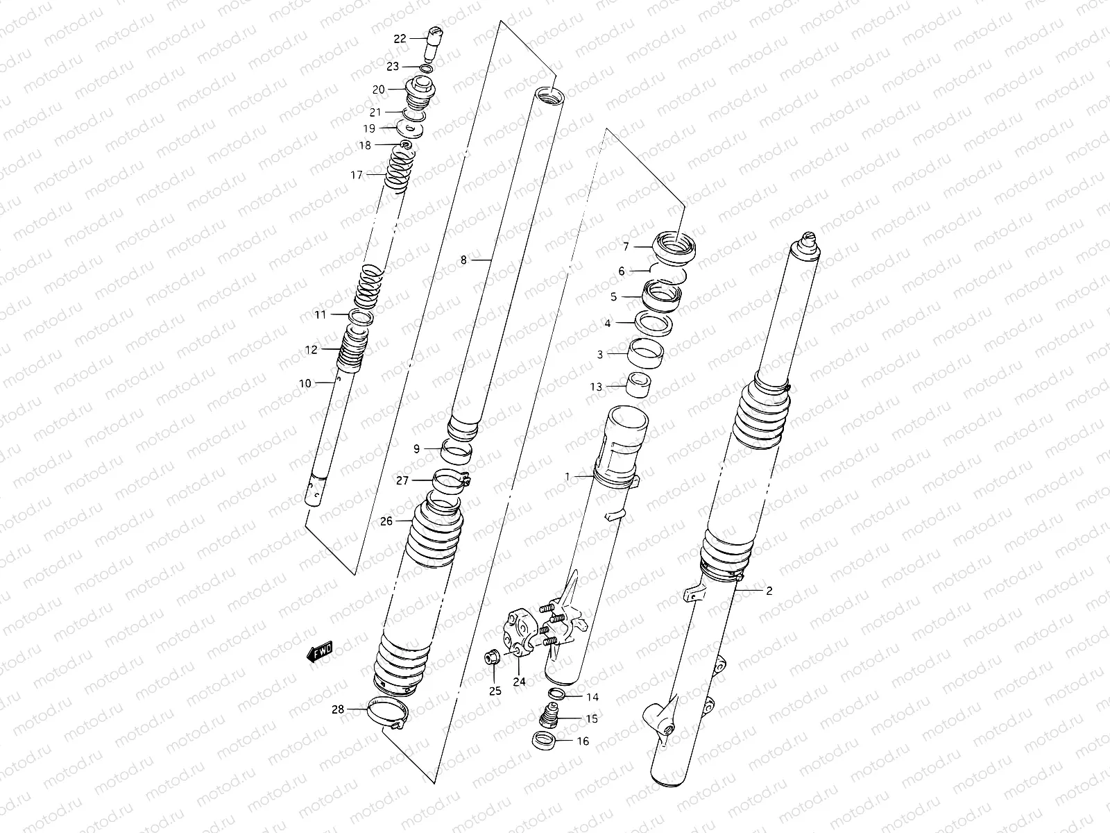 31 - FRONT DAMPER (MODEL L/M/N/P)