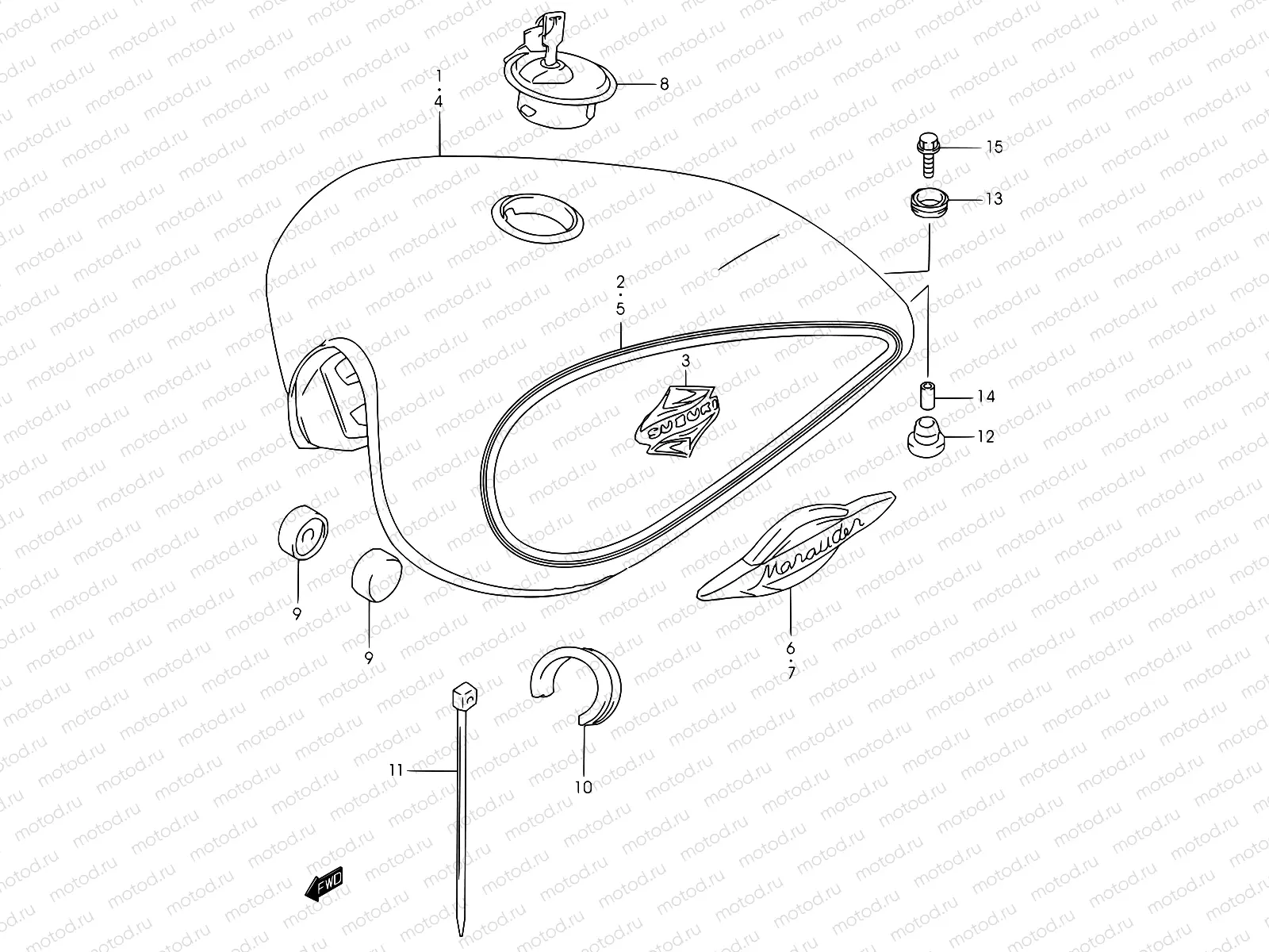 31 - FUEL TANK (MODEL K2)