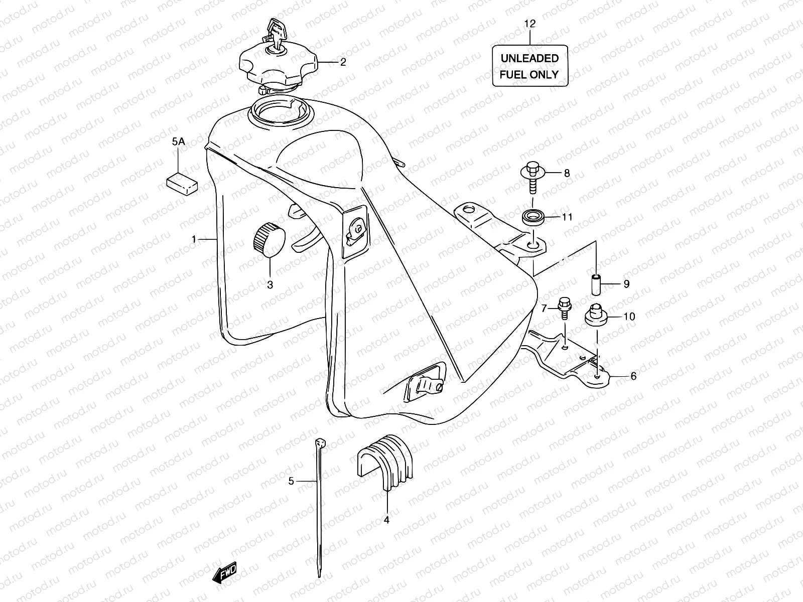 31 - FUEL TANK (MODEL K/L/M/N/P)