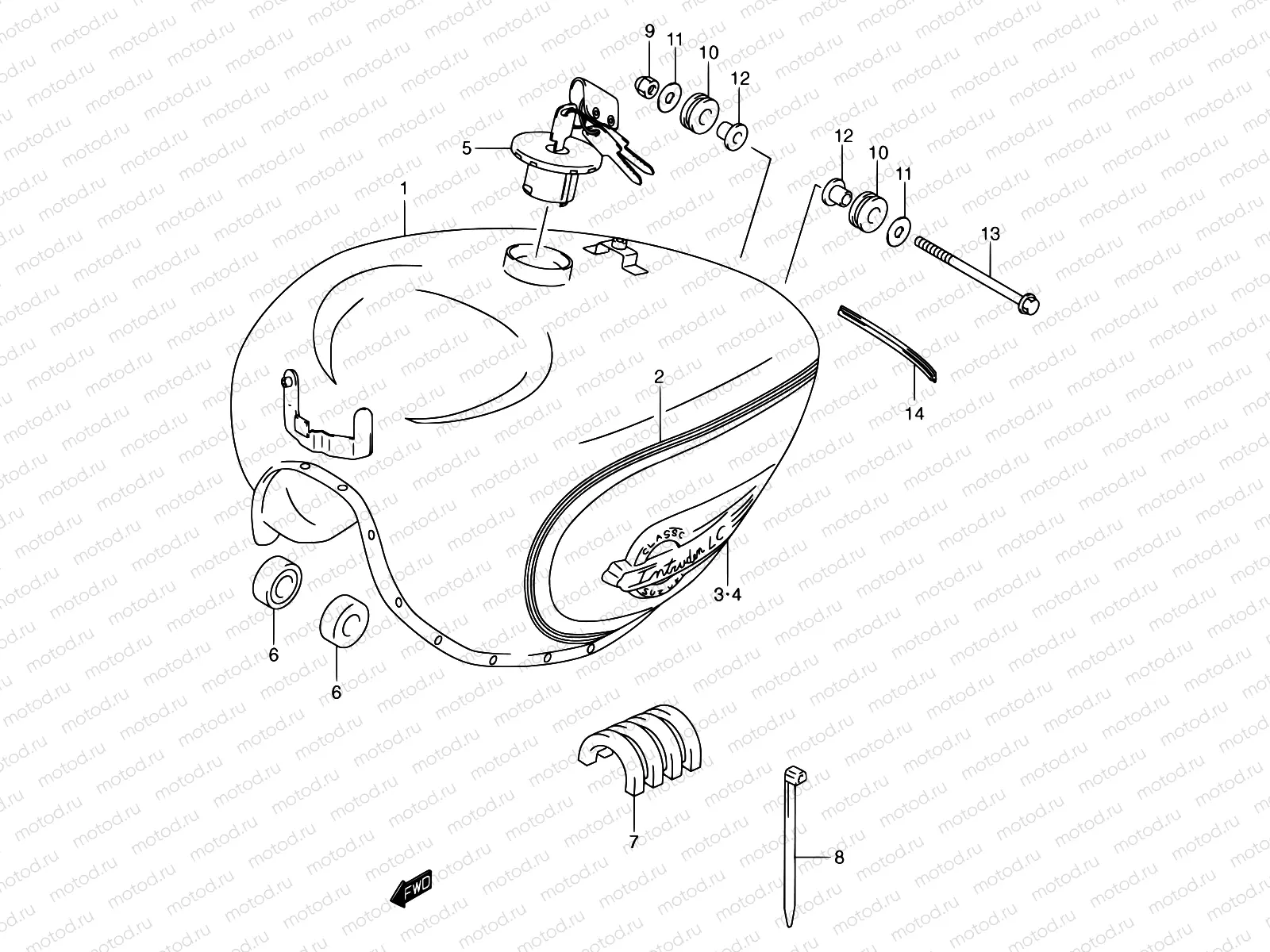 31 - FUEL TANK (MODEL Y)