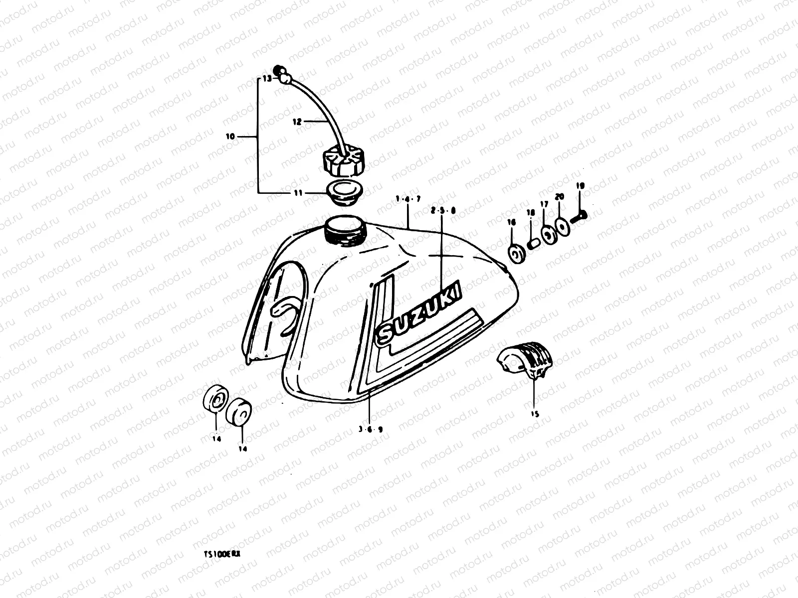 31 - FUEL TANK (TS100ERT)