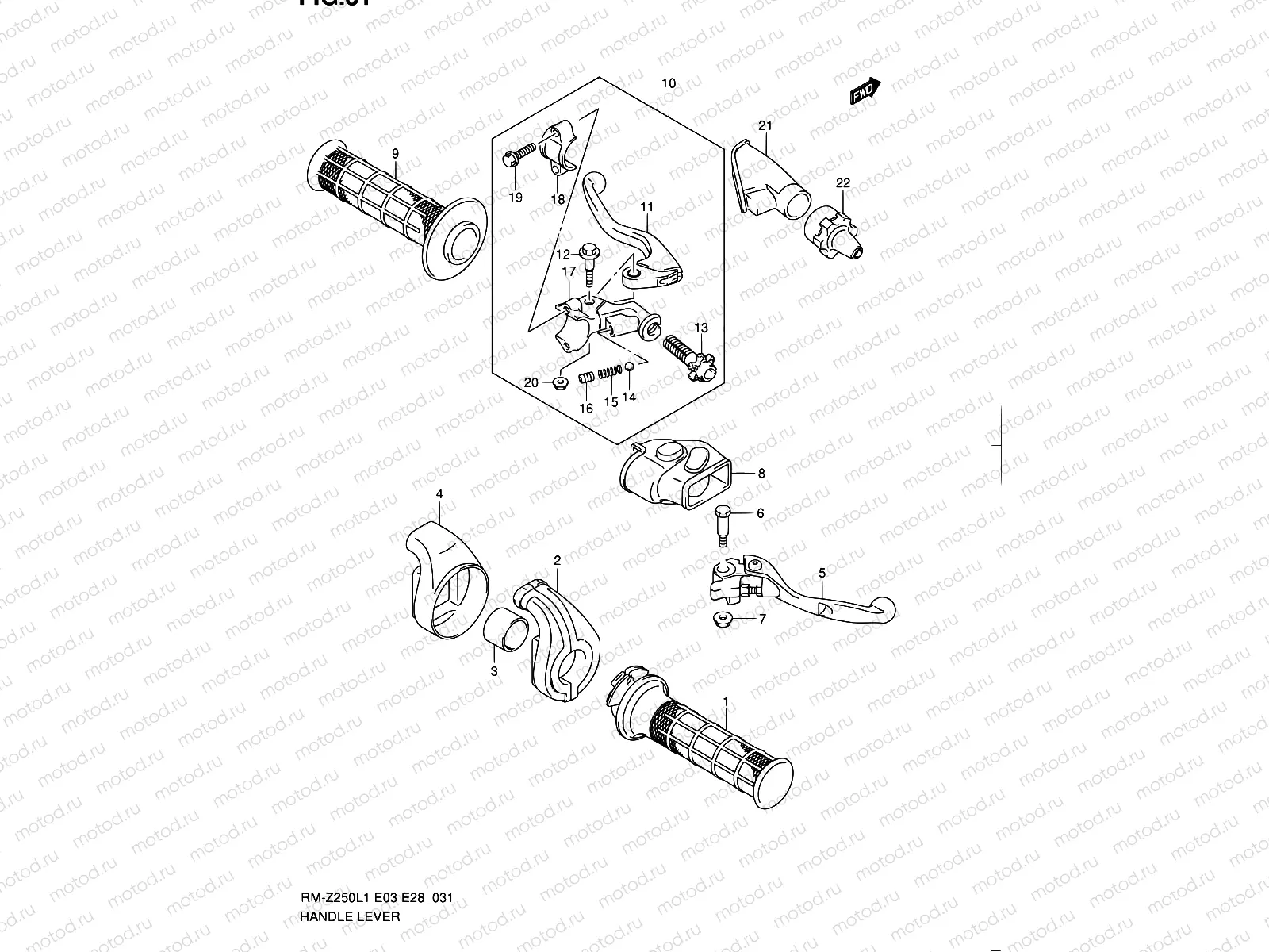 31 - HANDLE LEVER