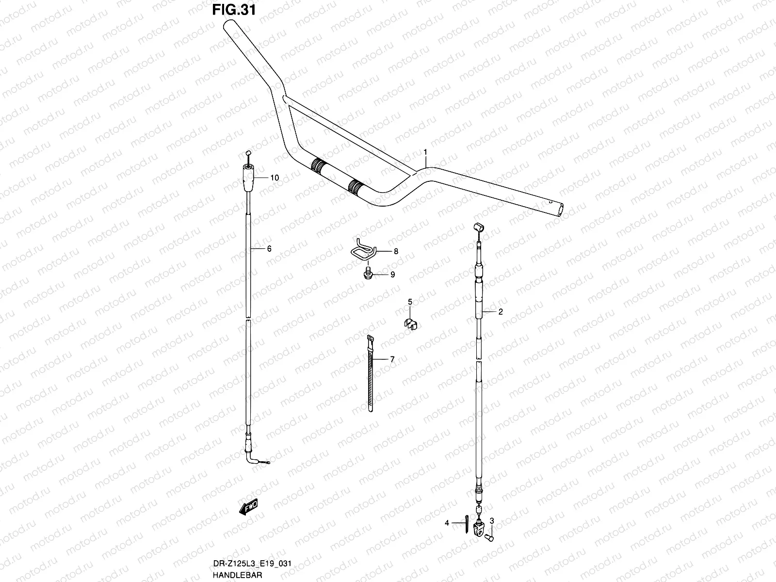 31 - HANDLEBAR (DR-Z125LL3_E19)