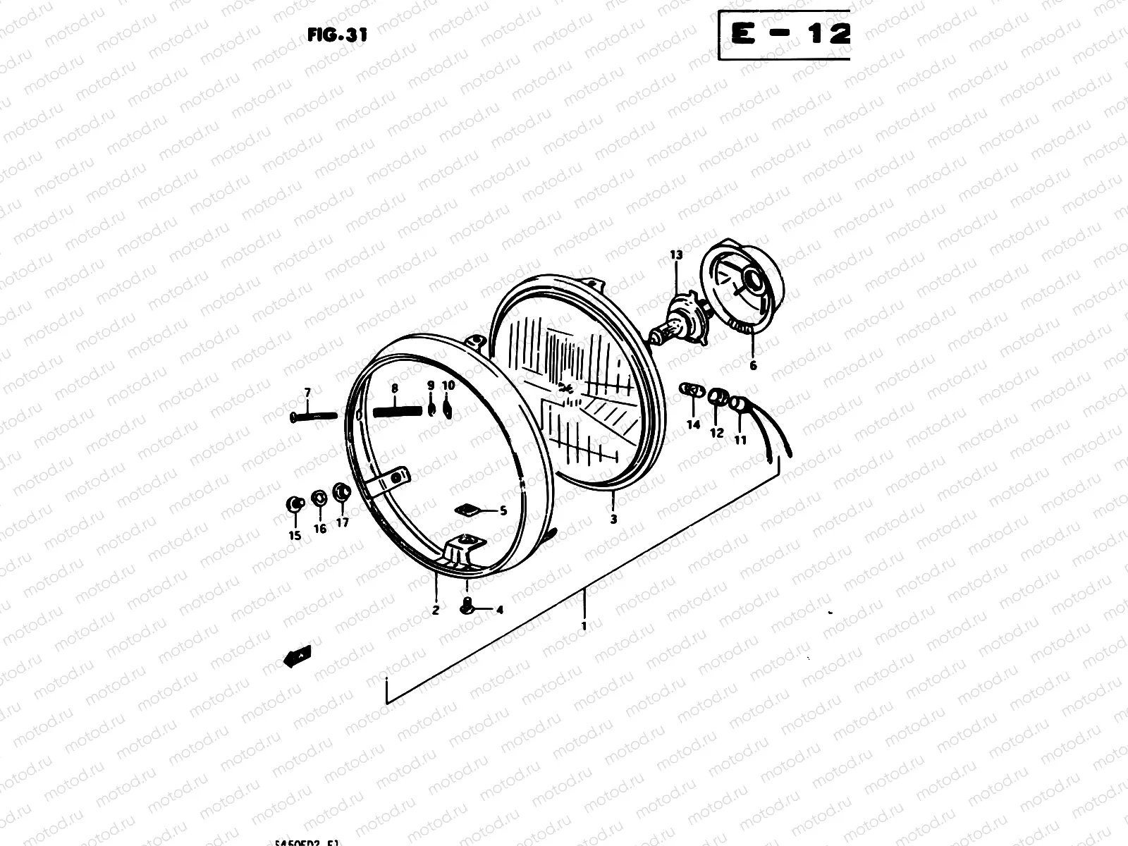 31 - HEADLAMP (E15, E21, E25, E34, E39)