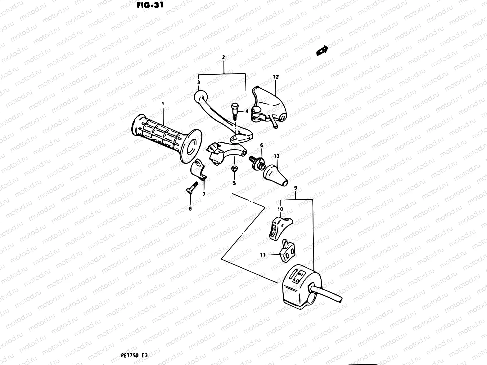 31 - LH HANDLE GRIP