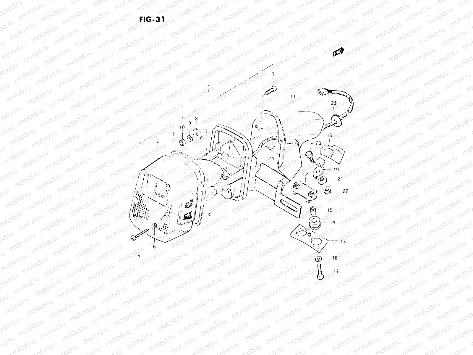 31 - REAR COMBINATION LAMP