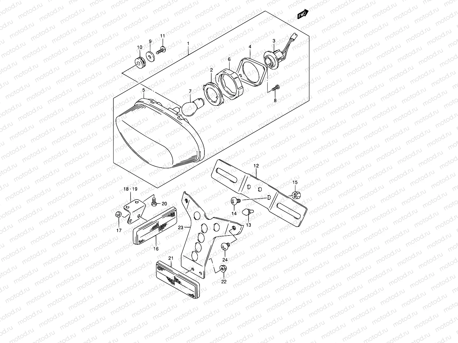 31 - REAR COMBINATION LAMP