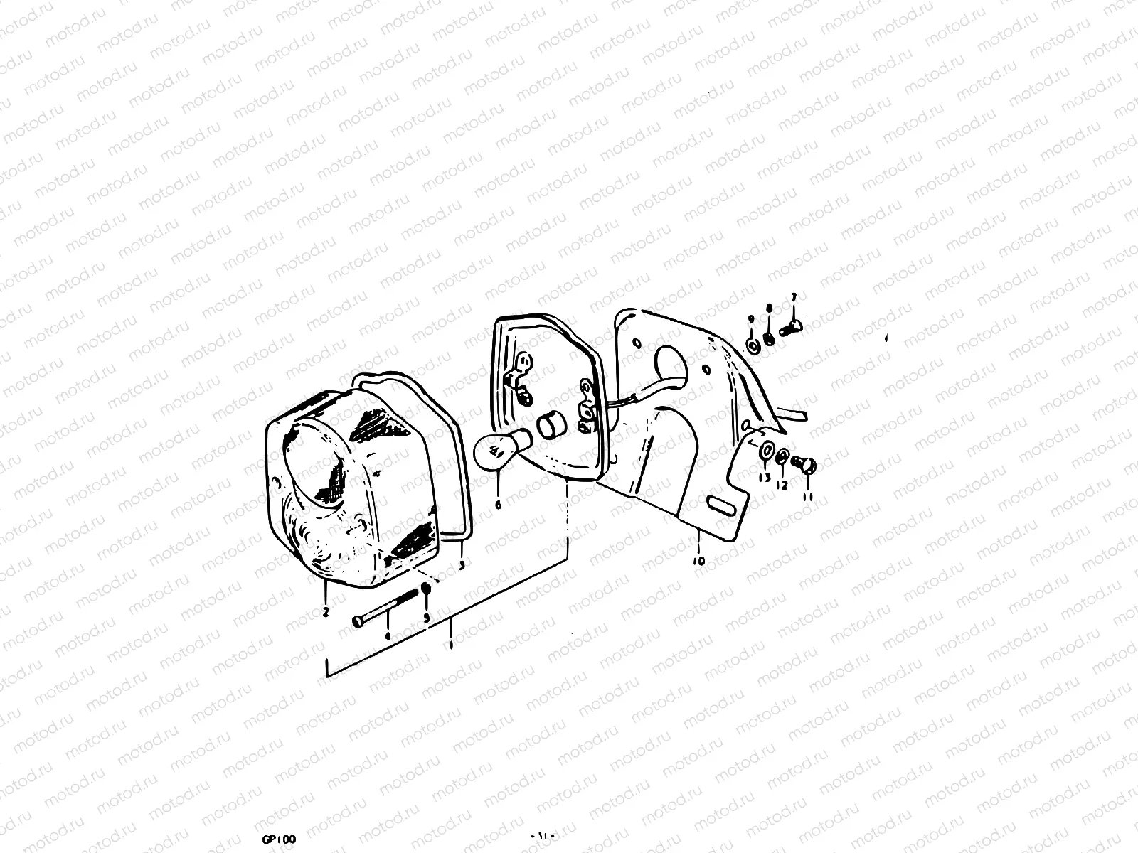 31 - REAR COMBINATION LAMP (E02)
