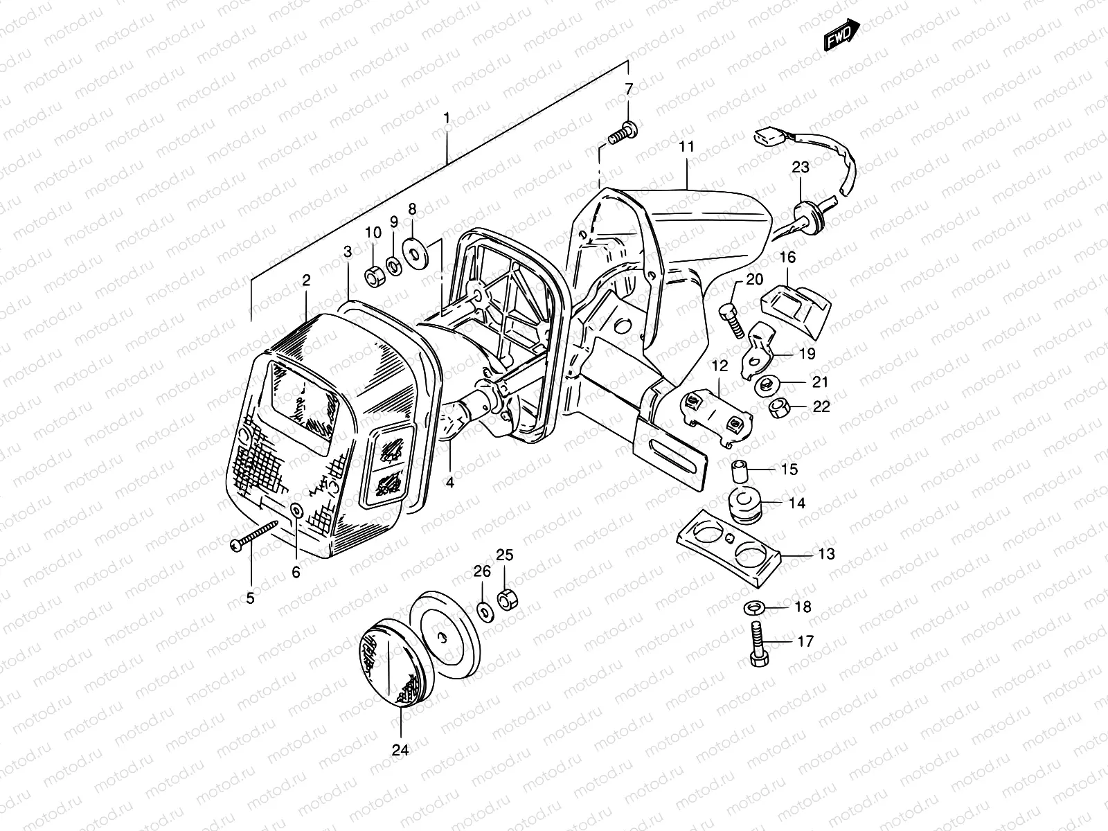 31 - REAR COMBINATION LAMP (E17)