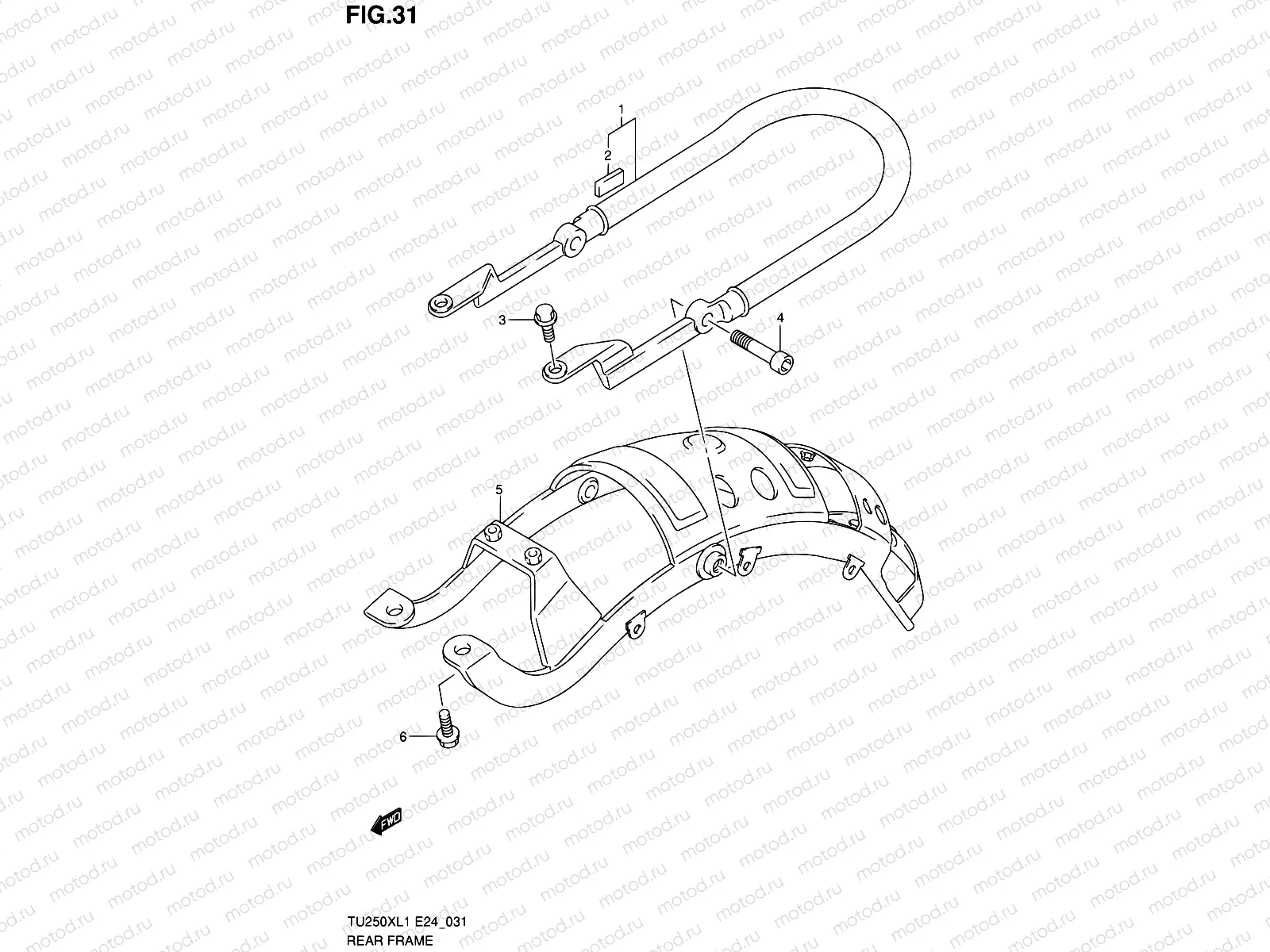 31 - REAR FRAME
