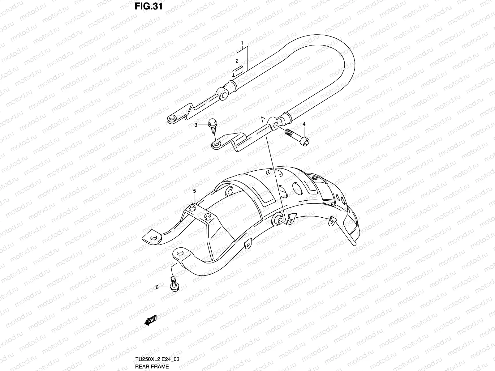 31 - REAR FRAME