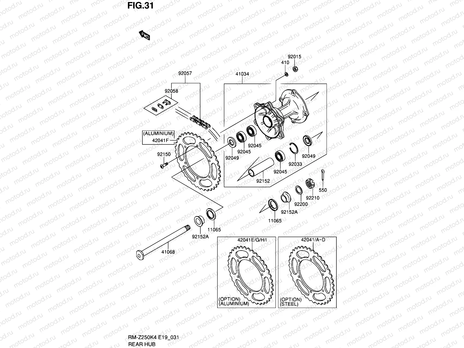 31 - REAR HUB