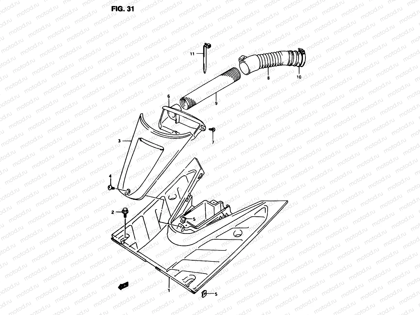31 - REAR LEG SHIELD