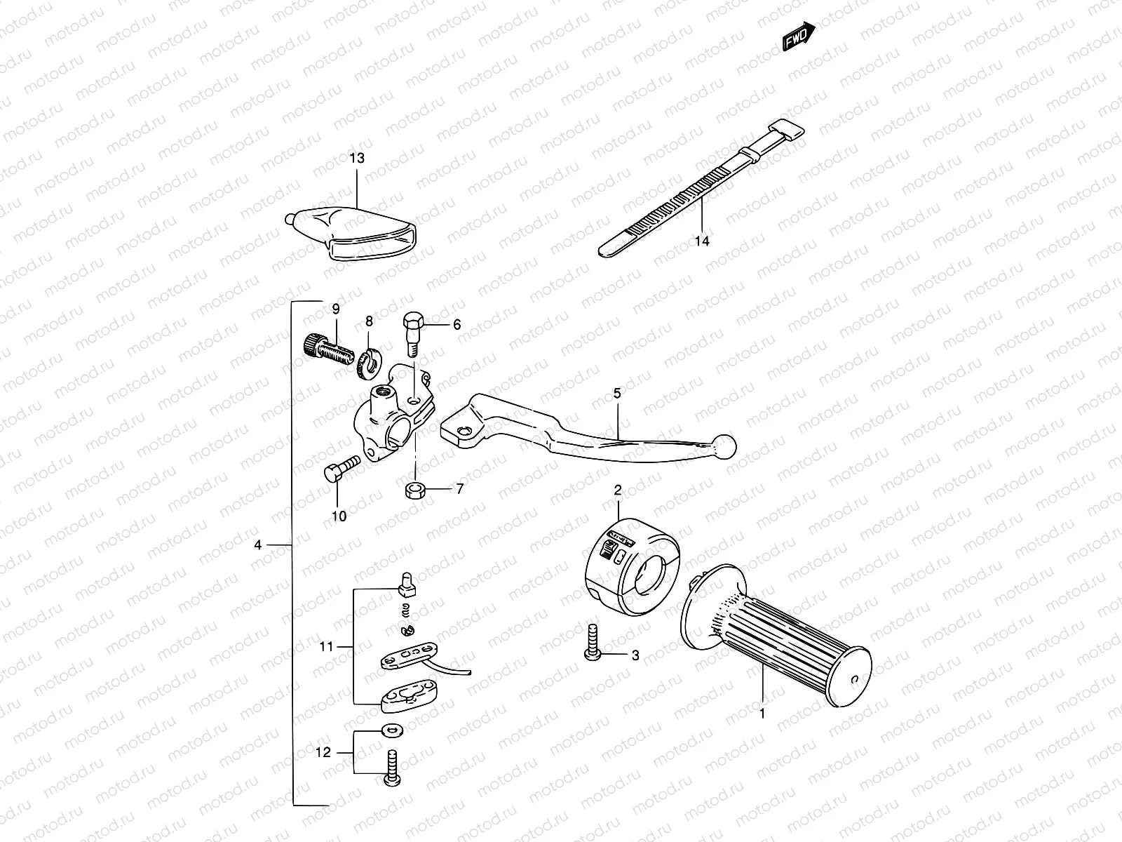 31 - RIGHT HANDLE LEVER