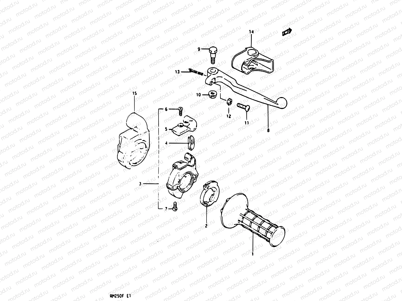31 - RIGHT HANDLE SWITCH (MODEL F)